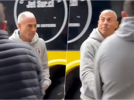 Los hinchas de la U se manifestaron: así llegó Vargas al Nacional