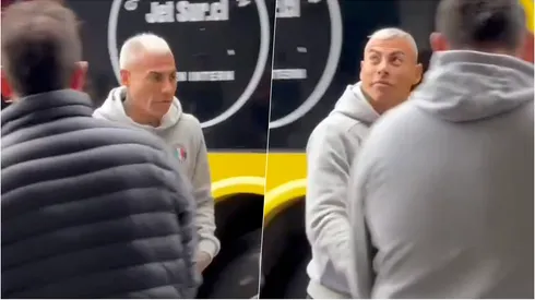 La llegada de Vargas al Estadio Nacional