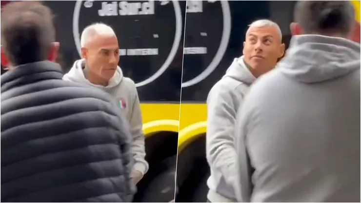 La llegada de Vargas al Estadio Nacional