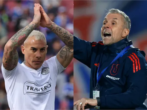 Mientras Edu Vargas celebró con Audax, Álvarez liquidó el ataque de la U