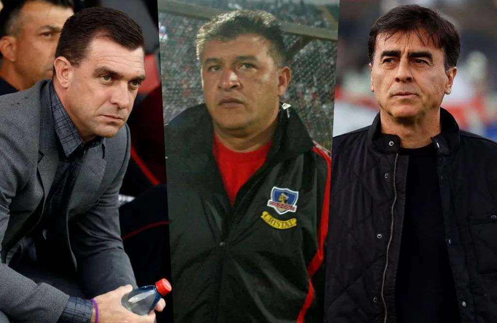 Pablo Guede, Claudio Borghi y Gustavo Quinteros están libres para volver a Colo Colo ante el inminente adiós de Jorge Almirón. | Foto: Photosport.