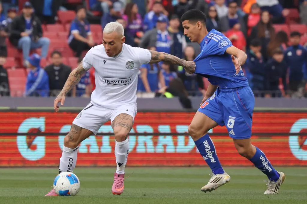 Israel Poblete jugó este domingo ante Audax Italiano en la Liga de Primera. Foto: Dragomir Yankovic/Photosport