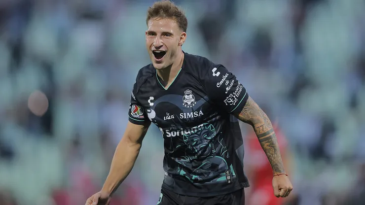 Bruno Barticciotto marcó su octavo gol en el Santos Laguna.