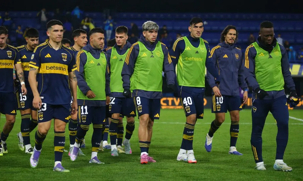 Carlos Palacios y Williams Alarcón estuvieron en el triunfo de Boca Juniors. Foto: Getty Images.