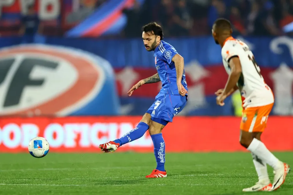 Sebastián Rodríguez no logra repuntar en U de Chile. Foto: Javier Torres/Photosport