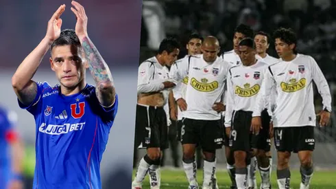 Charles y su referente en Colo Colo.