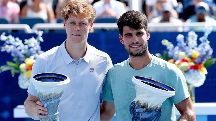 Jannik Sinner y Carlos Alcaraz