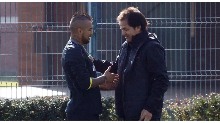 Arturo Vidal y Hugo González mantienen una amistad de años.