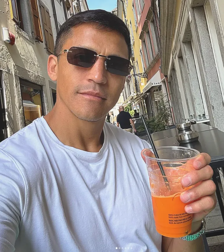 Alexis Sánchez se toma con calma su situación en Udinese. Foto: Instagram.