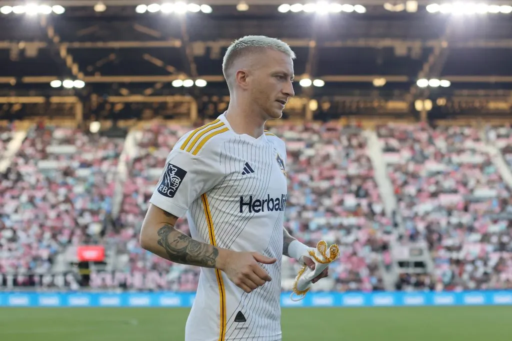 El alemán Marco Reus llegó como figura a Los Ángeles Galaxy. (Leonardo Fernandez/Getty Images).