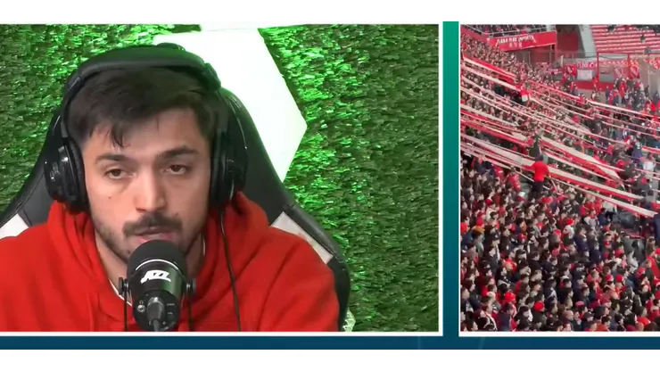 Lucas Rodríguez se animó con un minuto a minuto de lo sucedido en el Libertadores de América, donde estuvo presente.