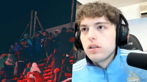 El streamer argentino no podía creer lo que veía.