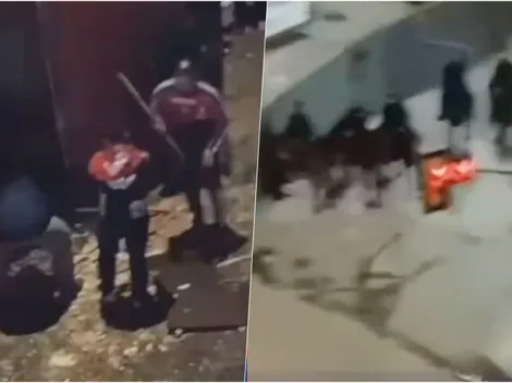 Video: Policía se hace la lesa ante actuar barra de Independiente