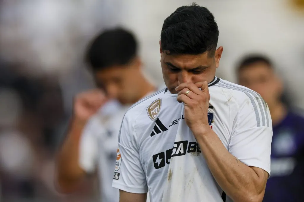 Claudio Aquino sigue en deuda en Colo Colo y ante Palestino apenas jugó 45 minutos. Foto: Photosport.