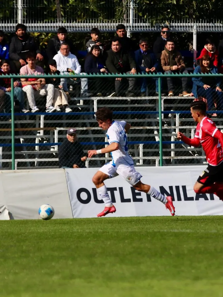 Fue una de las promesas de la U y anota su primer gol tras regresar de una exótica liga. Foto: Deportes Santa Cruz.