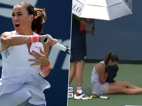 Buscaba su primer triunfo en el US Open, pero sufrió una horrible lesión