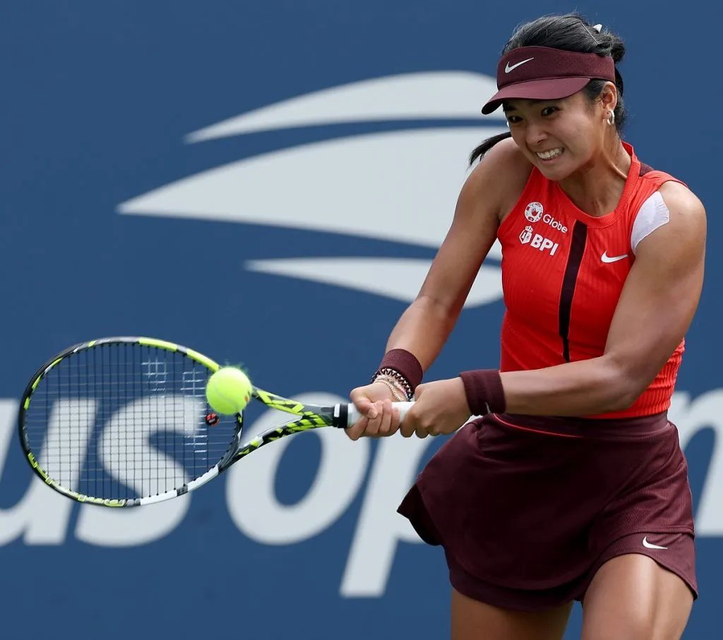 Alexandra Eala en el US Open (Getty Images).