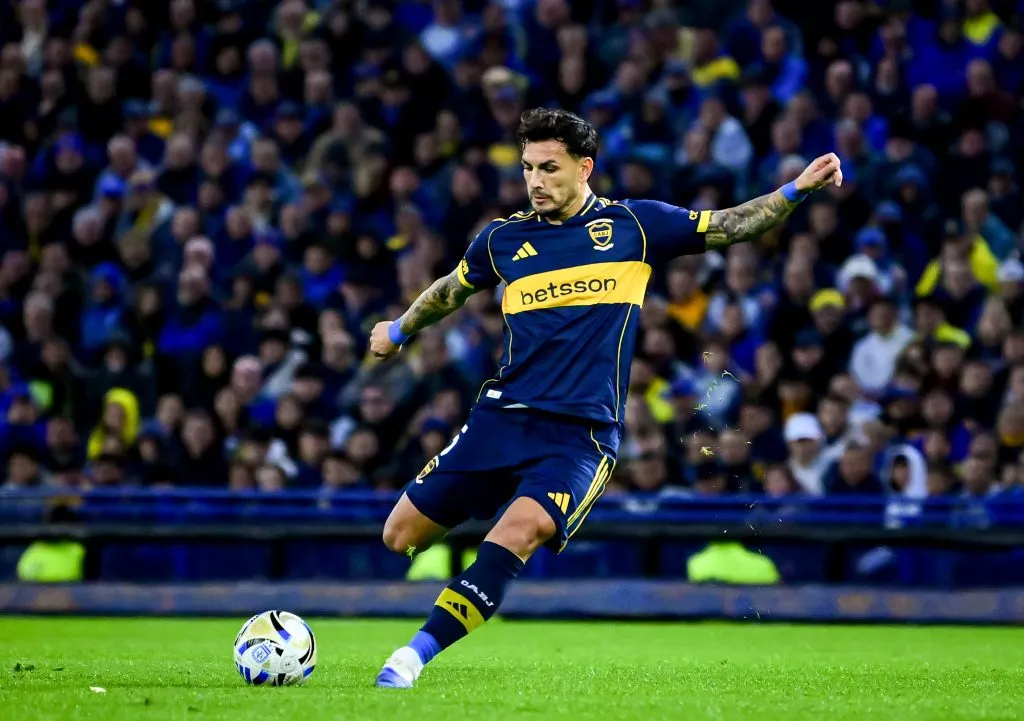 Leandro Paredes fue la figura de Boca ante Banfield. (Marcelo Endelli/Getty Images).