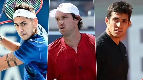 Alejandro Tabilo, Nicolás Jarry y Cristian Garin