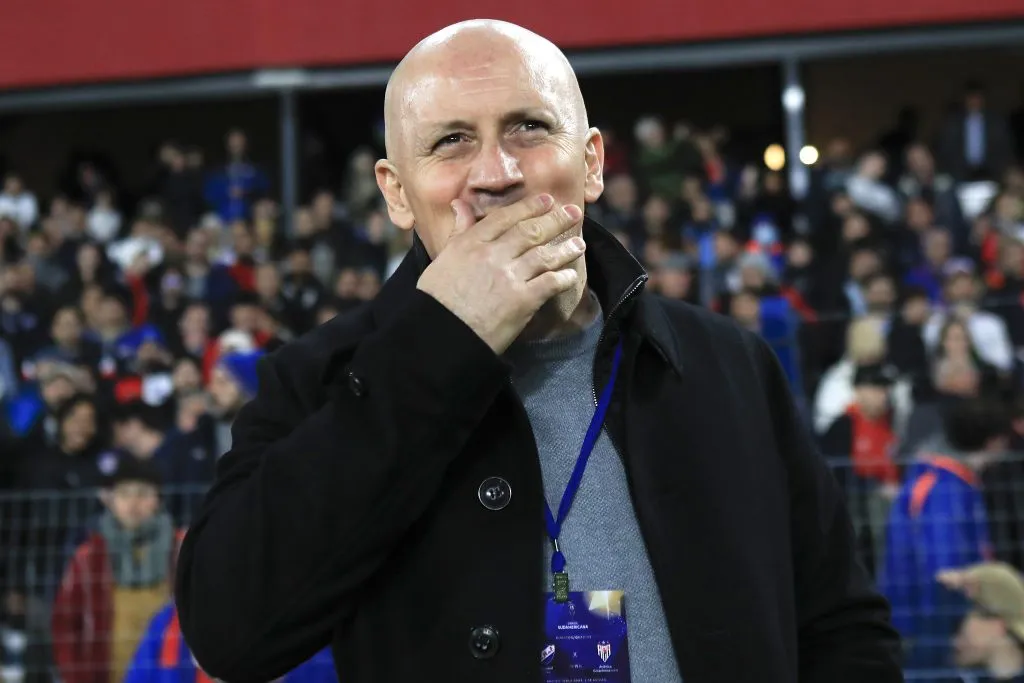 .Pablo Repetto cuando era DT de Nacional de Uruguay. (Ernesto Ryan/Getty Images)