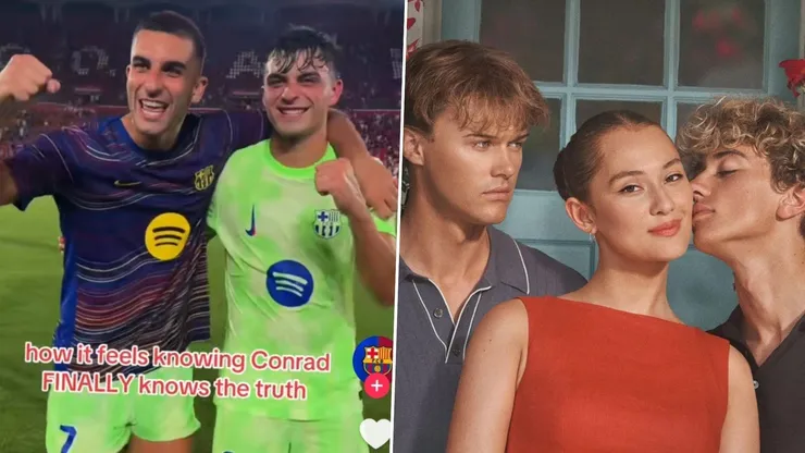 Hasta el futbol se hizo presente en el triángulo amoroso de la serie.