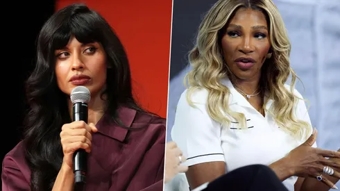 Jameela Jamil y Serena Williams