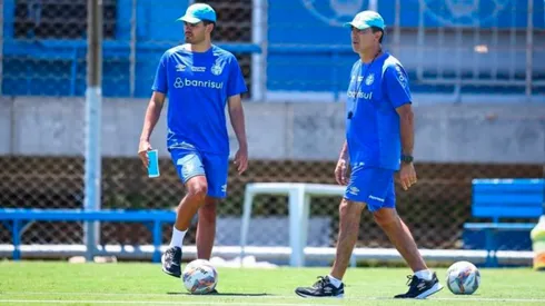 Gustavo Quinteros junto a su hijo Rodrigo Quinteros.