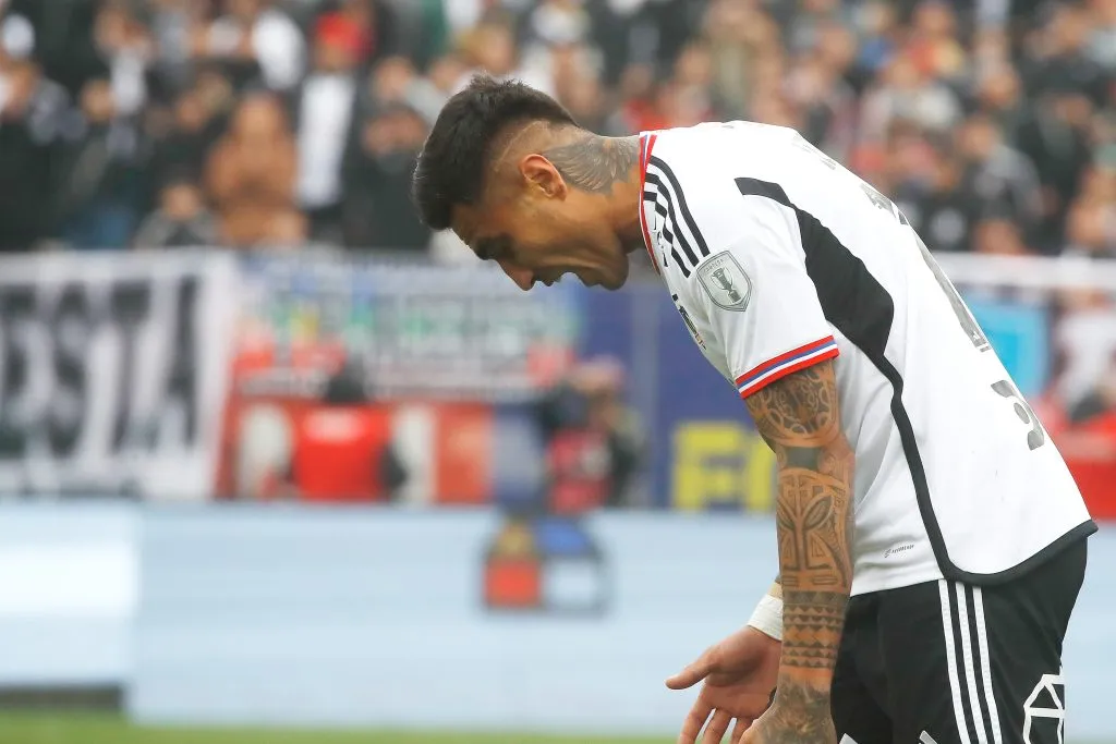 Darío Lezcano anotó cuatro goles en 13 partidos jugados por Colo Colo. (Jonnathan Oyarzun/Photosport).