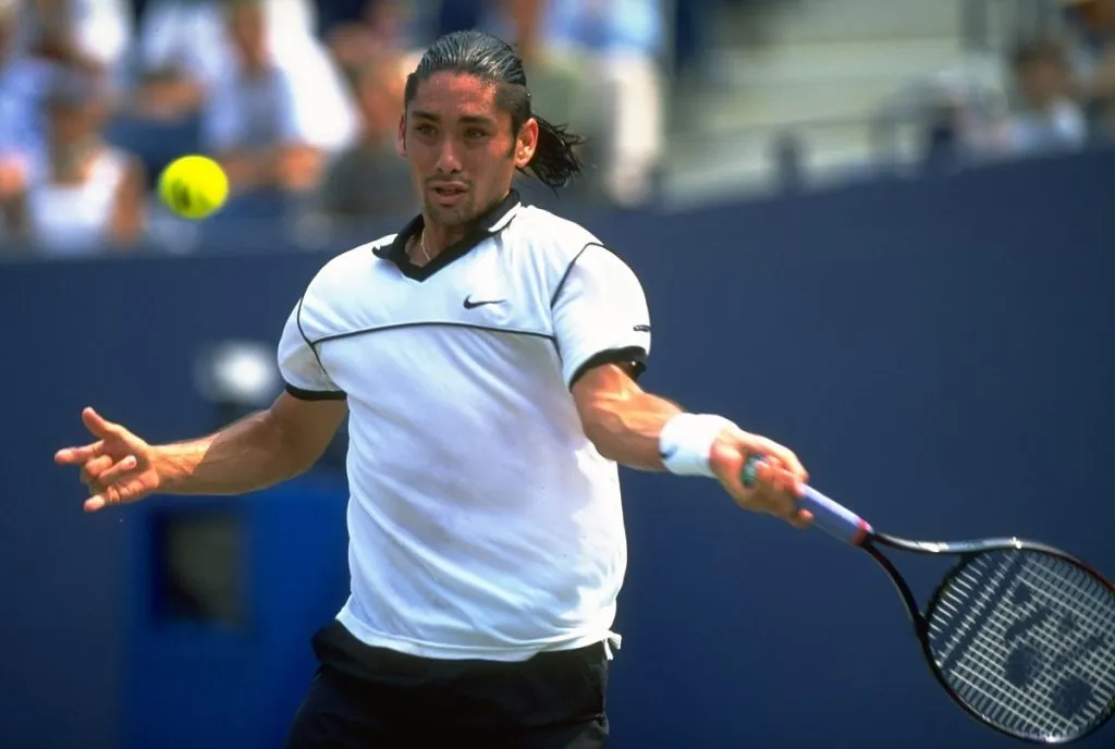 Marcelo Ríos en el US Open 1997 (Getty Images).
