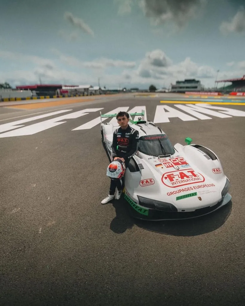 Nico Pino en las 24 Horas de Le Mans (Foto: Instagram).