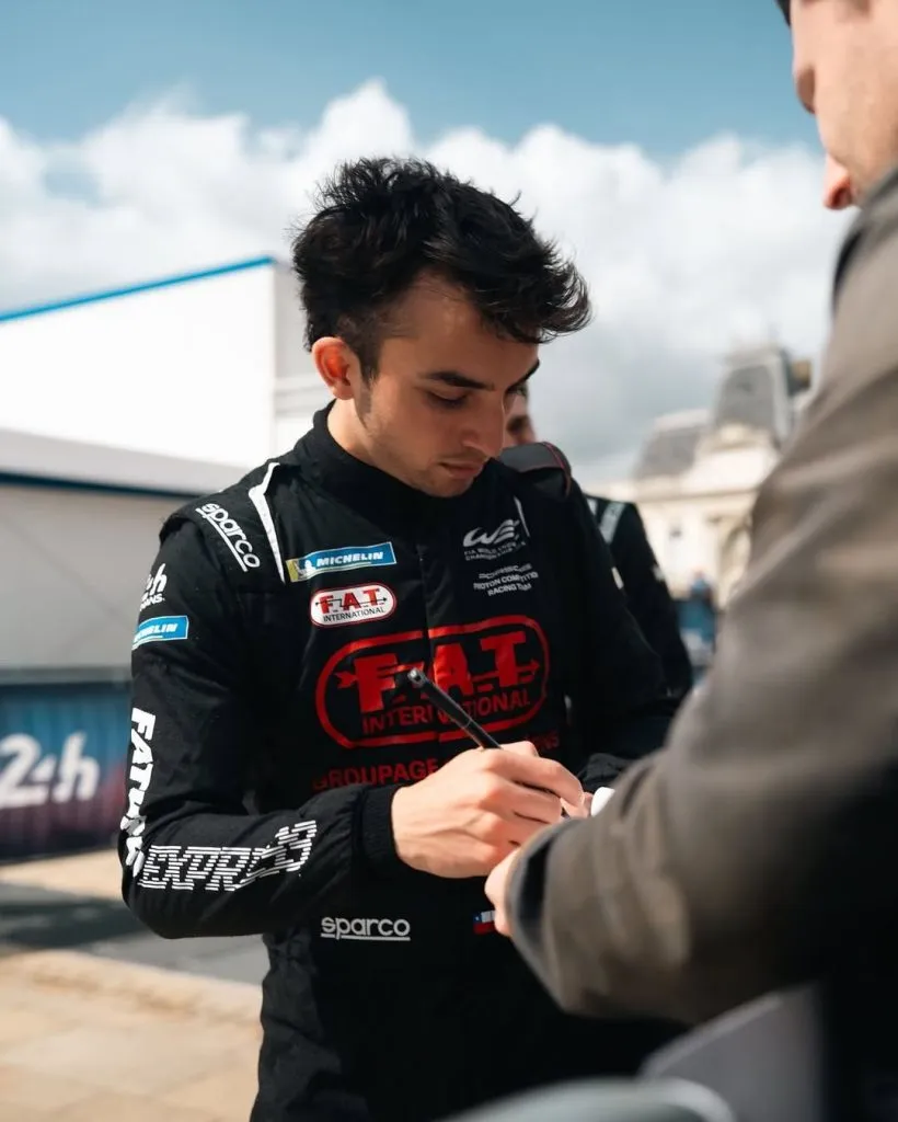 Nico Pino en las 24 Horas de Le Mans (Foto: Instagram).