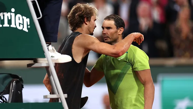 Alexander Zverev y Rafael Nadal
