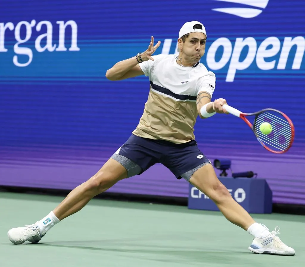 Alejandro Tabilo en el US Open 2025 (Getty Images).