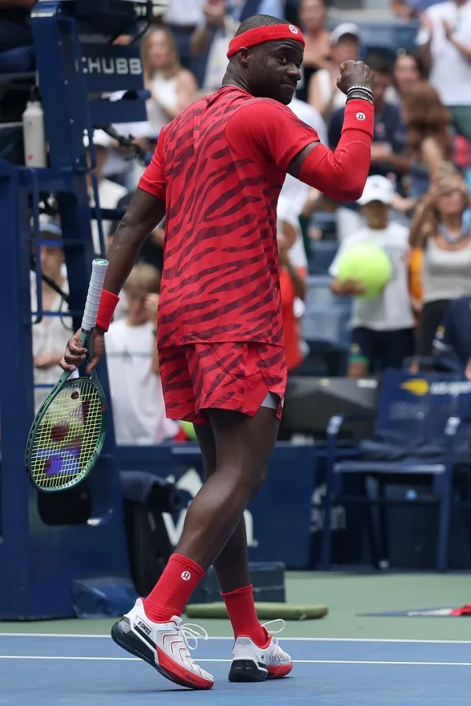 Frances Tiafoe gana su primer partido del US Open 2025 (Getty Images).