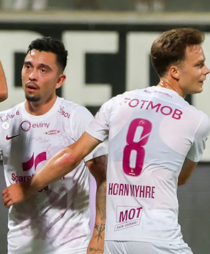 El SK Brann de Niklas Castro se metió en la UEFA Europa League con gol del chileno. Foto: SK Brann.