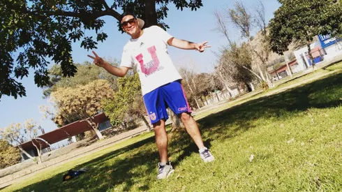 Gonzalo Alfaro cayó desde la Pavoni Alta en el duelo de la Copa Sudamericana.