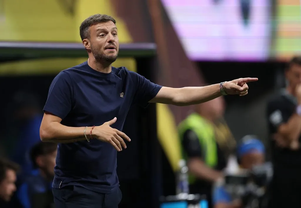 Martín Anselmi tuvo un fracaso estrepitoso en el Mundial de Clubes. (Kevin C. Cox/Getty Images).