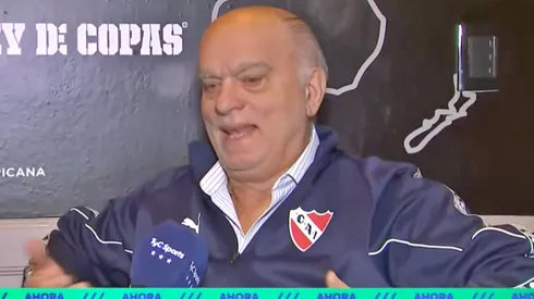 Néstor Grindetti, presidente de Independiente, sigue atacando a la U.