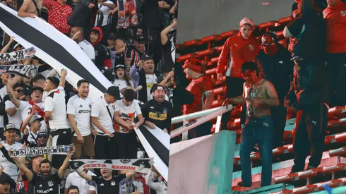 Los hinchas de Colo Colo diseñaron un repudiable lienzo.