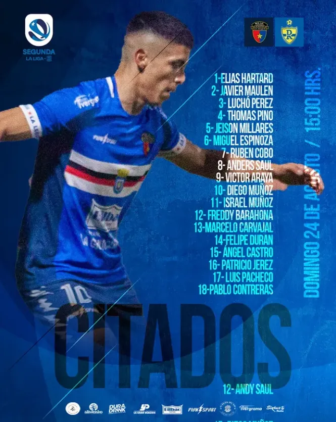 Los citados de Real San Joaquín. (Captura).