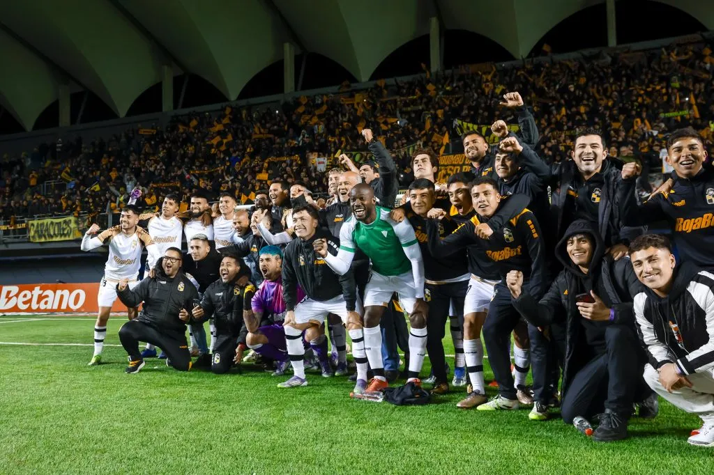 El festejo de Coquimbo tras el triunfazo contra Audax.