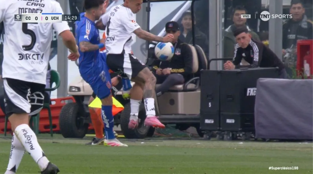 La toma de la discordia. (Captura TNT Sports).