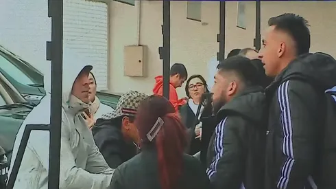 Javier Correa se vio envuelto en un incidente luego de la victoria alba ante la U de Chile.