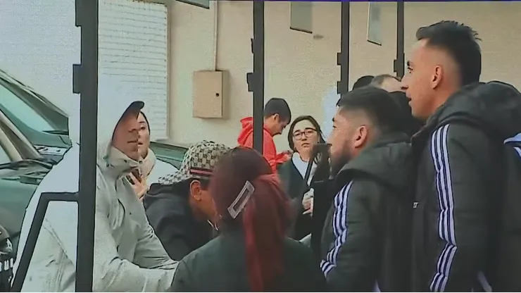 Javier Correa se vio envuelto en un incidente luego de la victoria alba ante la U de Chile.