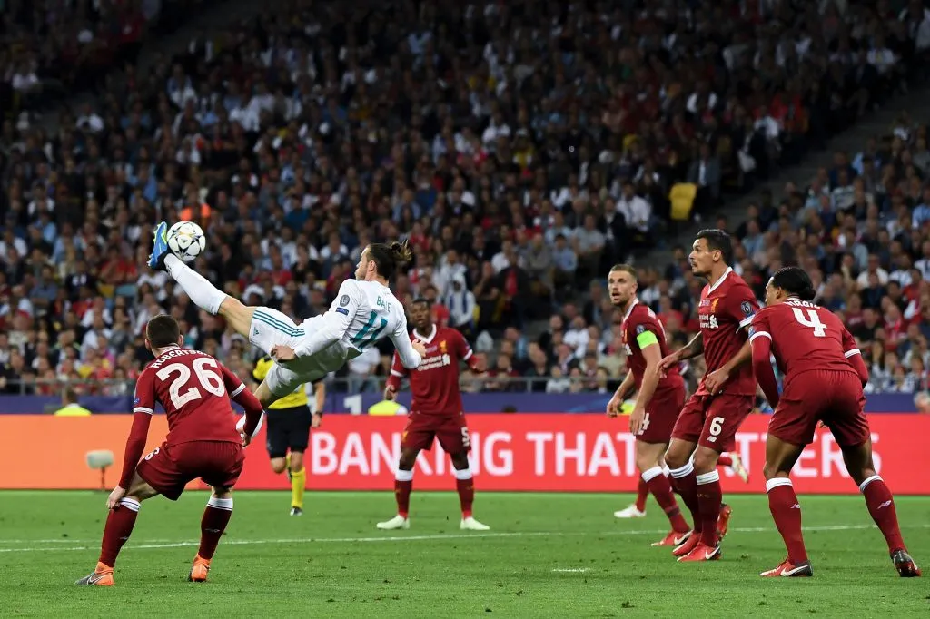 La chilena de Gareth Bale en la final de Champions League entre el Real Madrid y el Liverpool | Photosport
