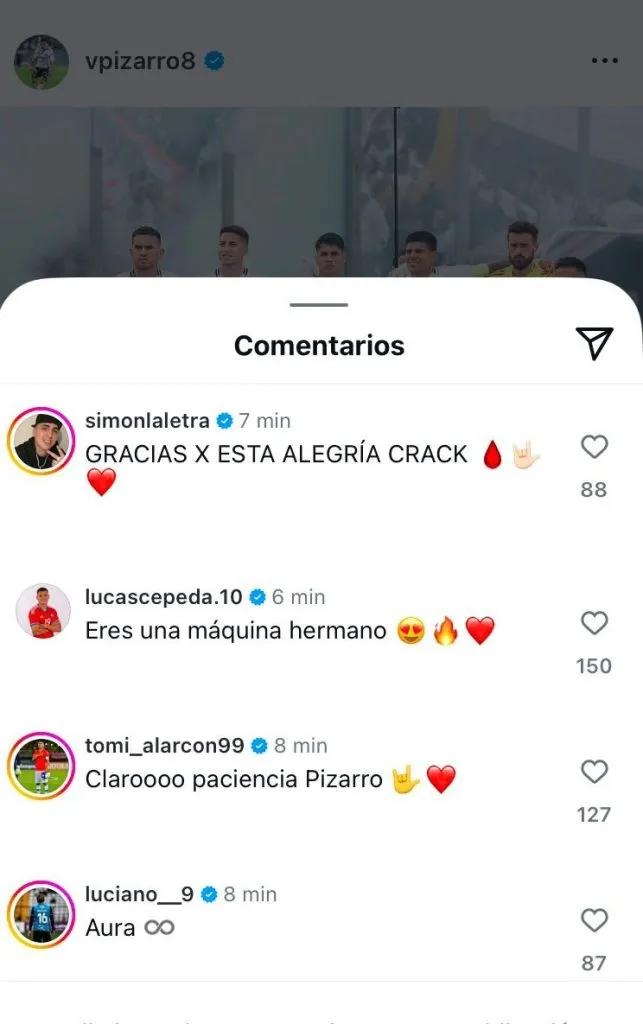 Los mensajes que le llovieron a Vicente Pizarro