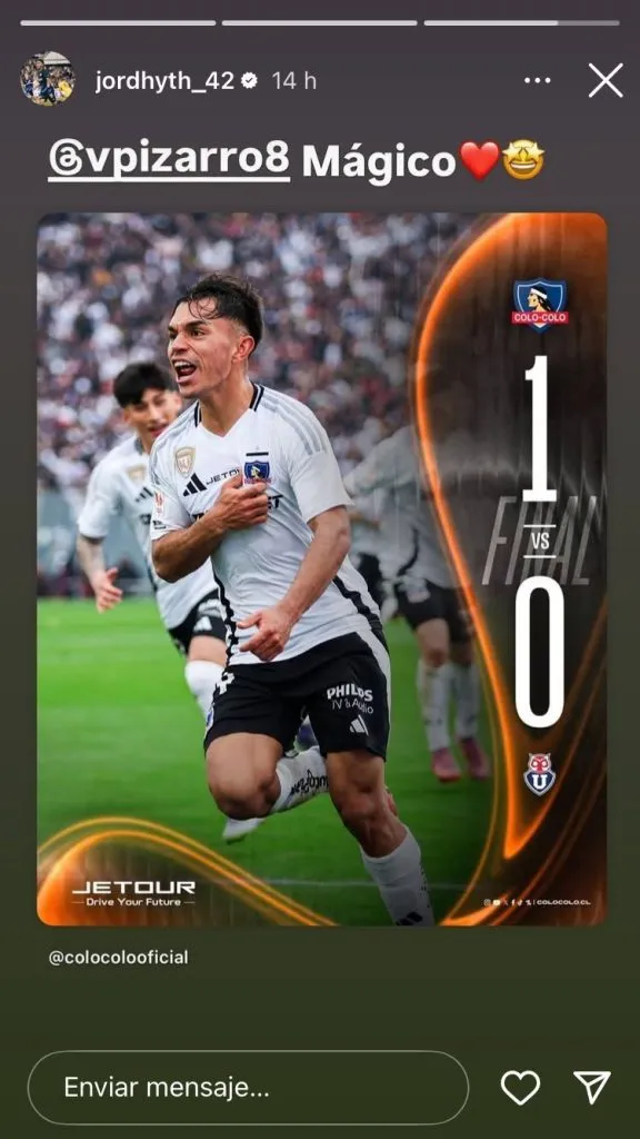 Jordhy Thompson felicitó a Vicente Pizarro