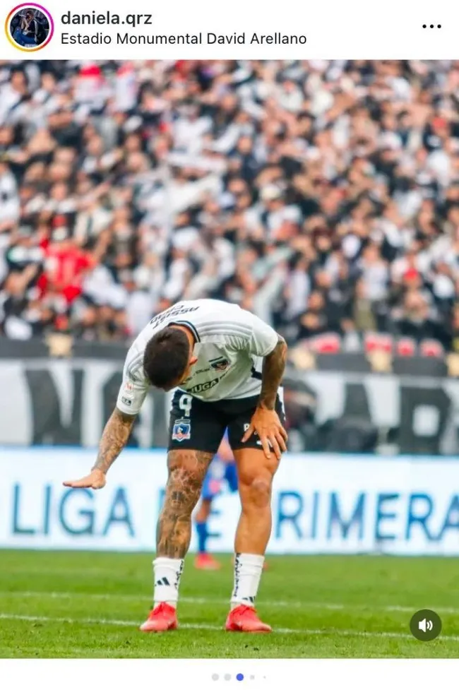 Correa y su gesto contra la U (Foto: Instagram @daniela.qrz)