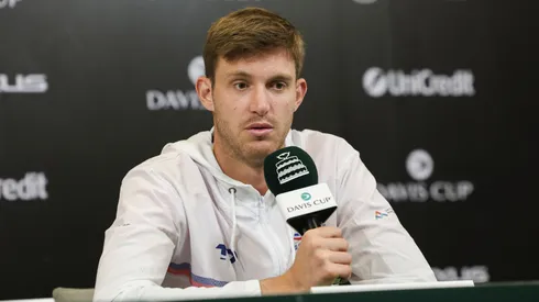 Nicolás Jarry en la Copa Davis 2024.