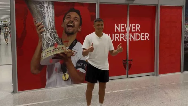 Alexis en Sevilla. Foto: Estadio Deportivo